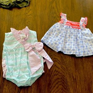 ruffle butt onesie 6m